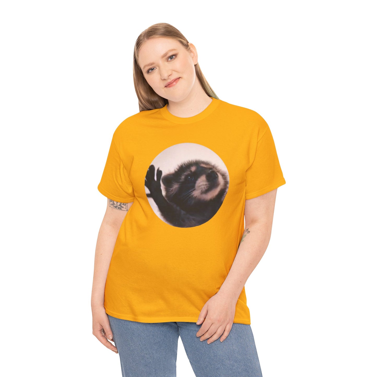 Pedro Raccoon Unisex Heavy Cotton Tee