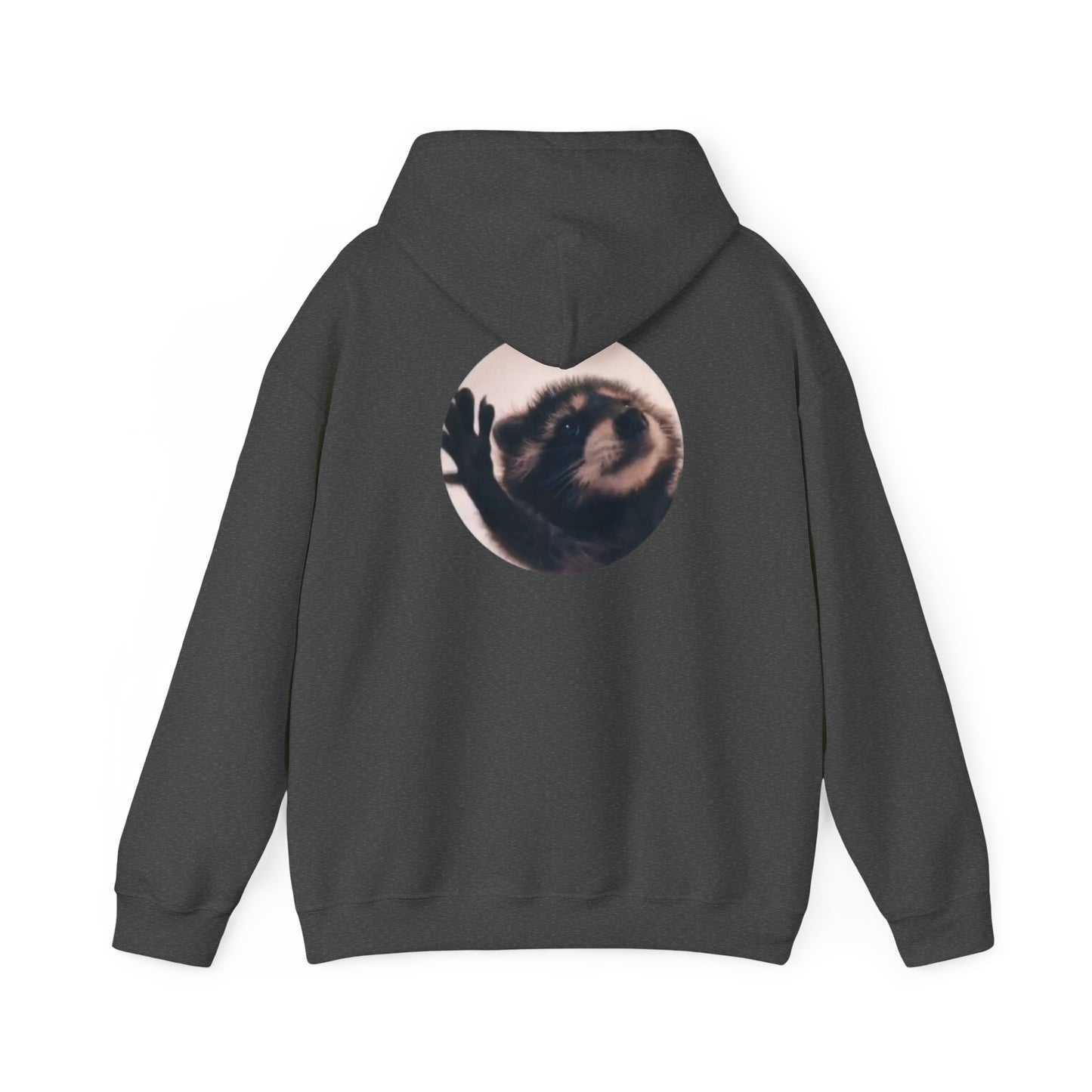 Pedro Raccoon Front and Back Unisex Heavy Blend™ Hooded Sweatshirt