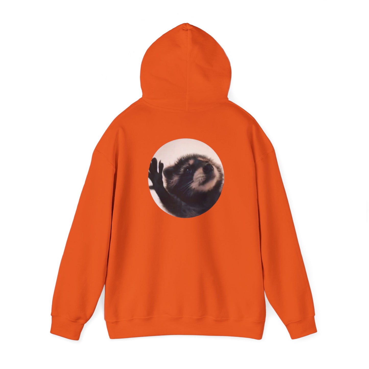 Pedro Raccoon Front and Back Unisex Heavy Blend™ Hooded Sweatshirt