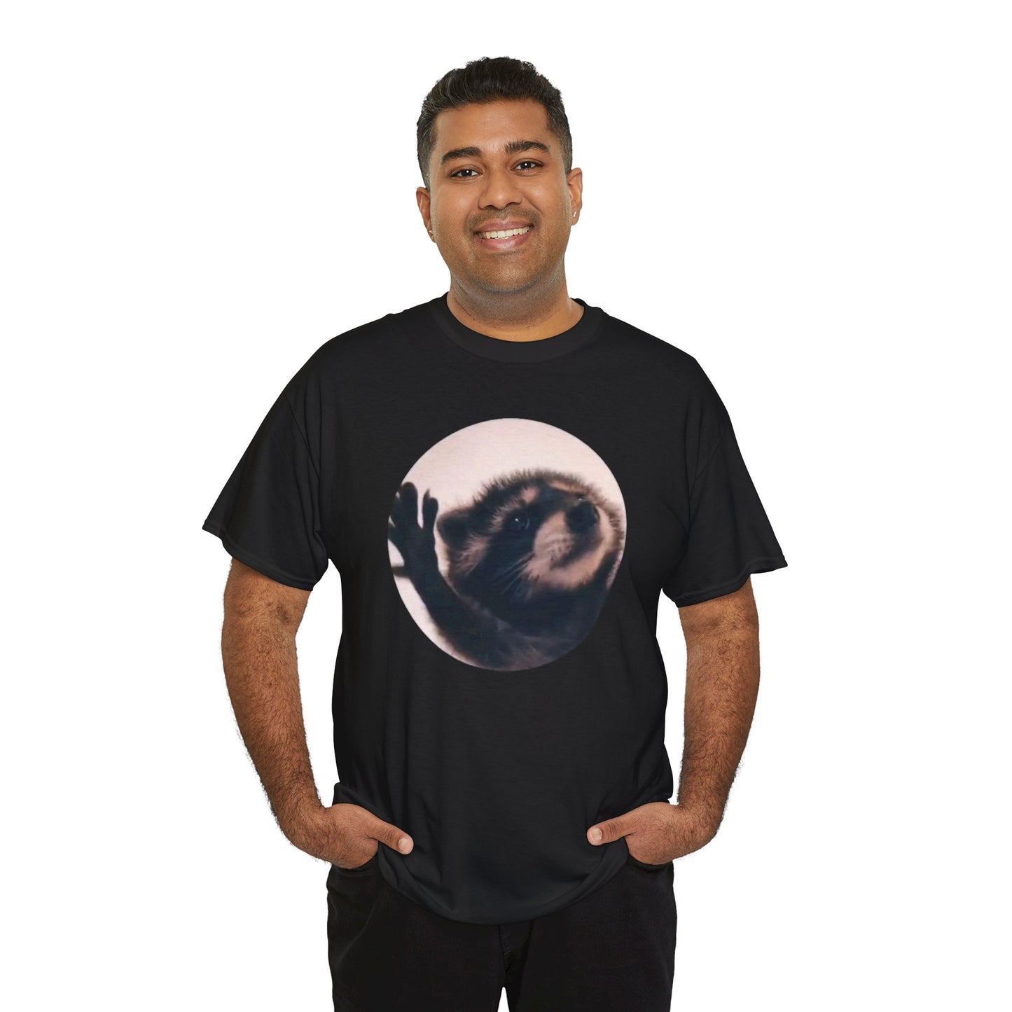 Pedro Raccoon Unisex Heavy Cotton Tee