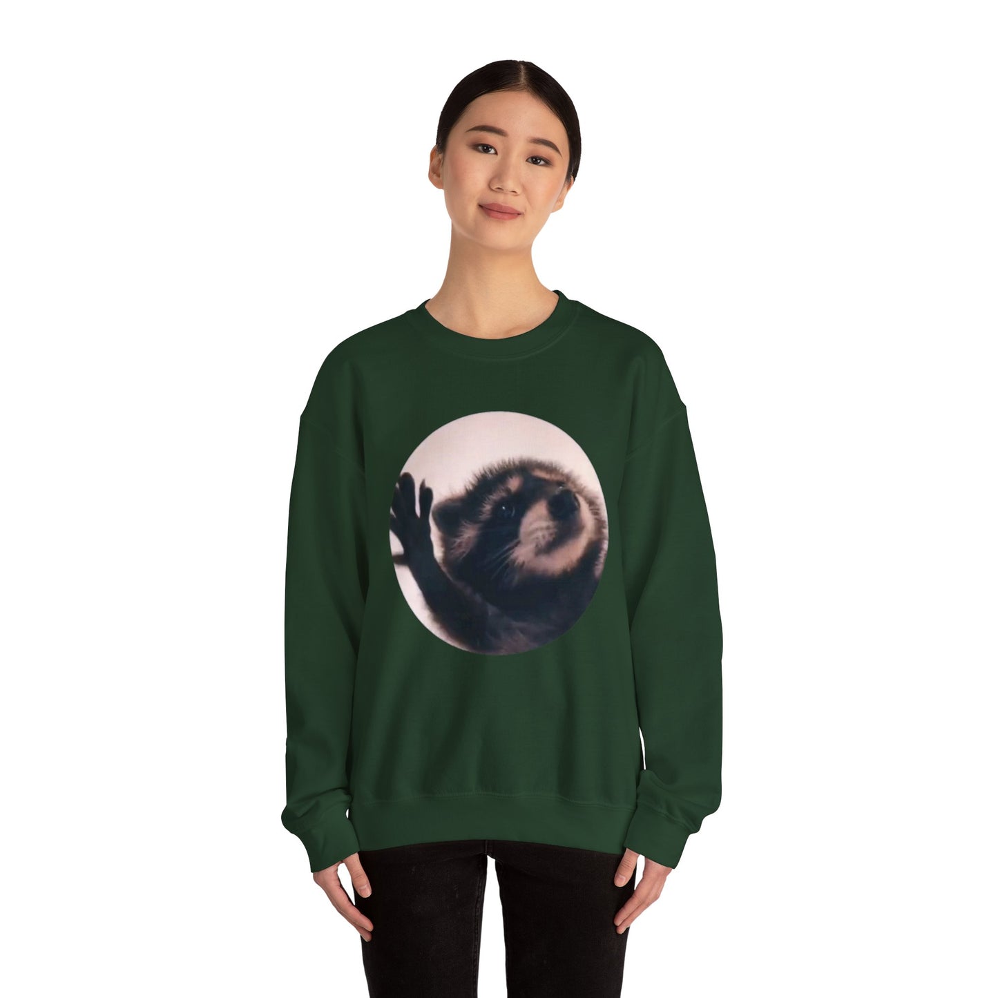 Pedro Raccoon Unisex Heavy Blend™ Crewneck Sweatshirt