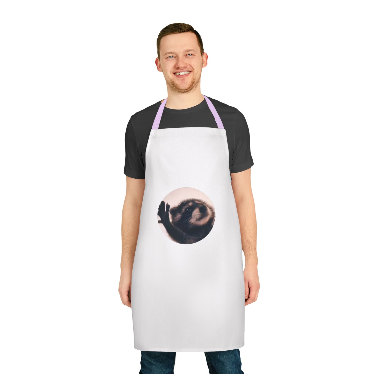 Pedro Raccoon Apron, 5-Color Straps (AOP)