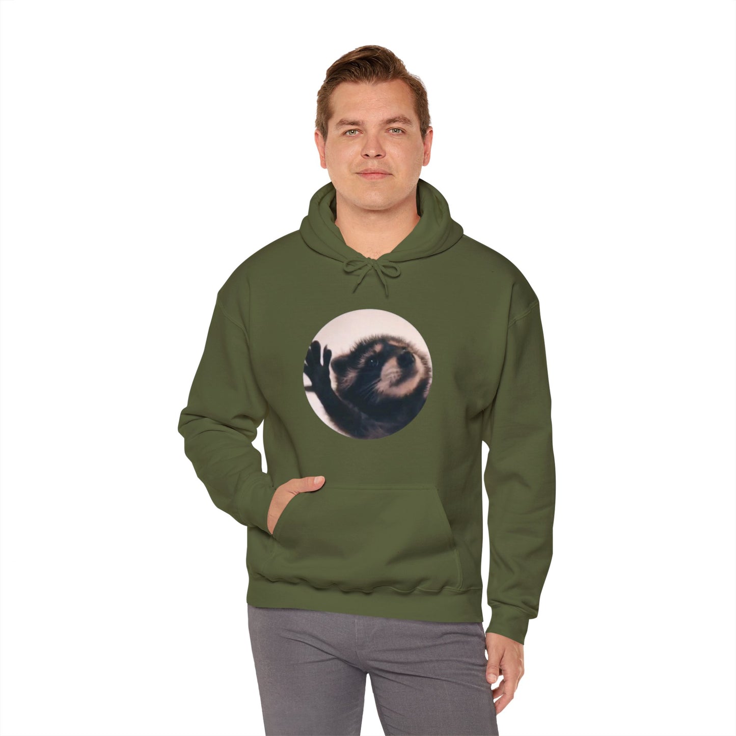 Pedro Raccoon Unisex Heavy Blend™ Hooded Sweatshirt