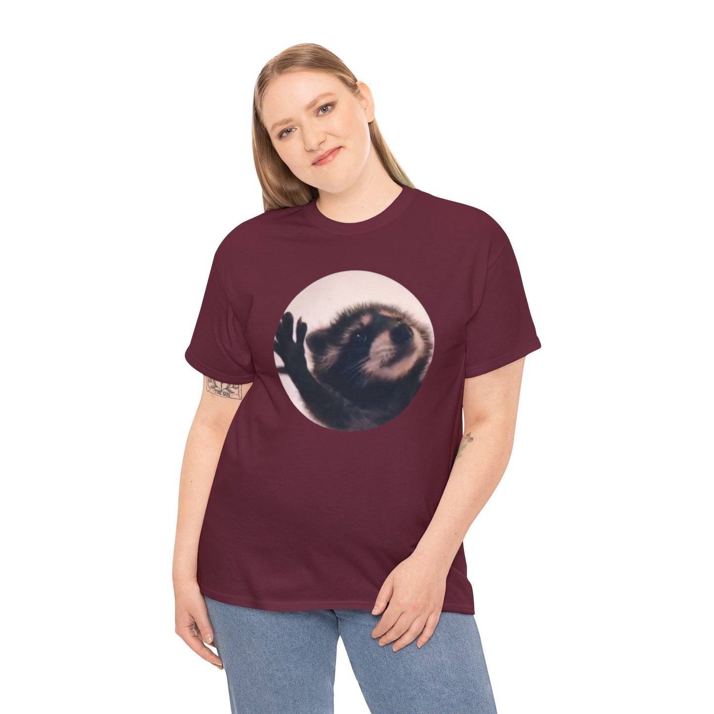 Pedro Raccoon Unisex Heavy Cotton Tee