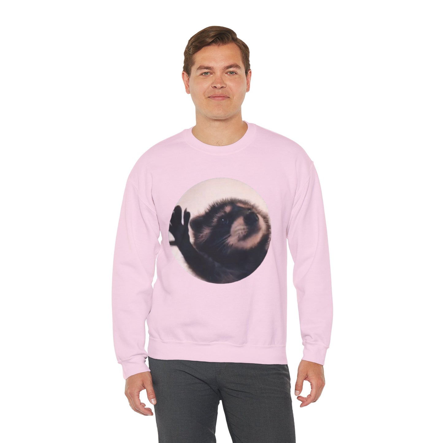 Pedro Raccoon Unisex Heavy Blend™ Crewneck Sweatshirt