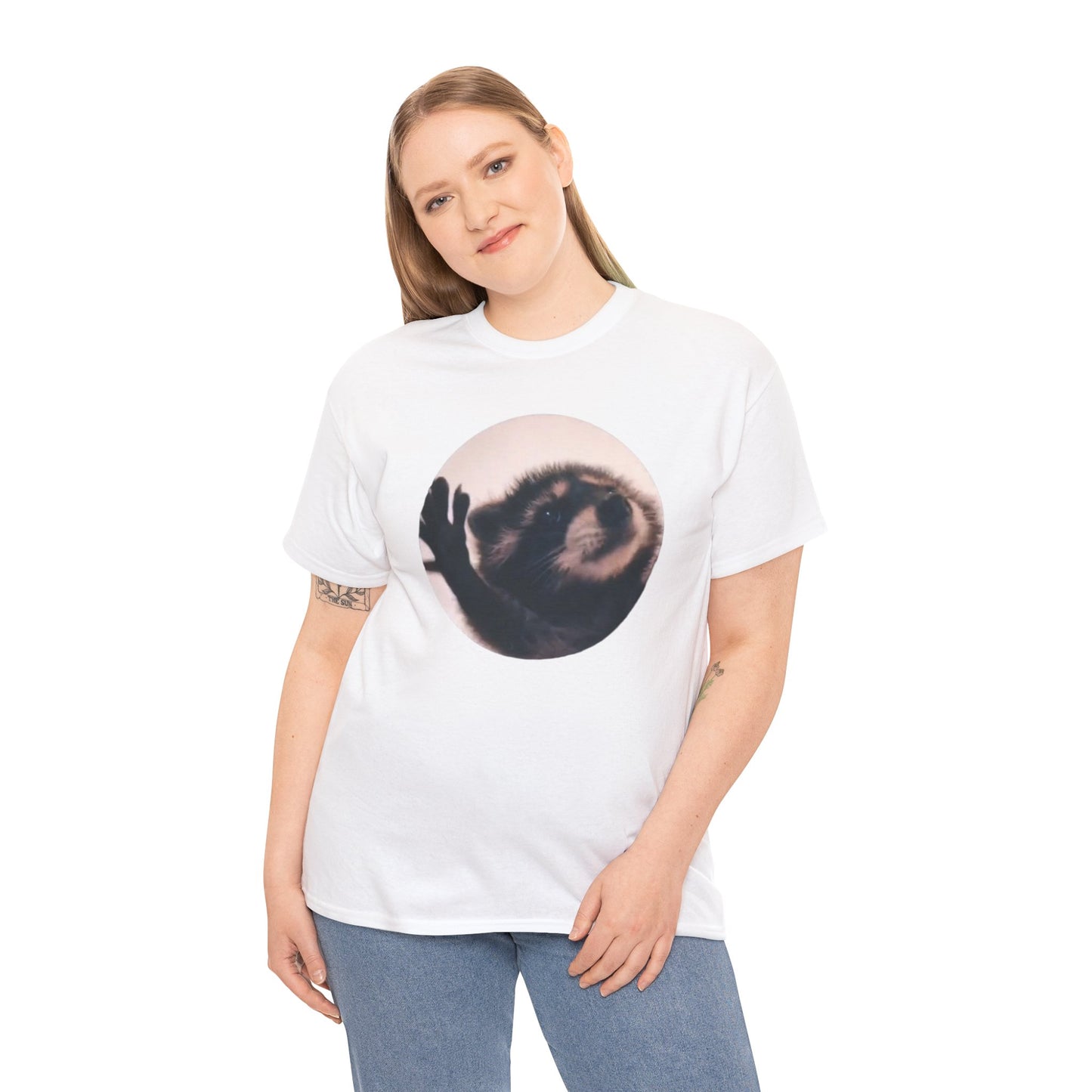 Pedro Raccoon Unisex Heavy Cotton Tee