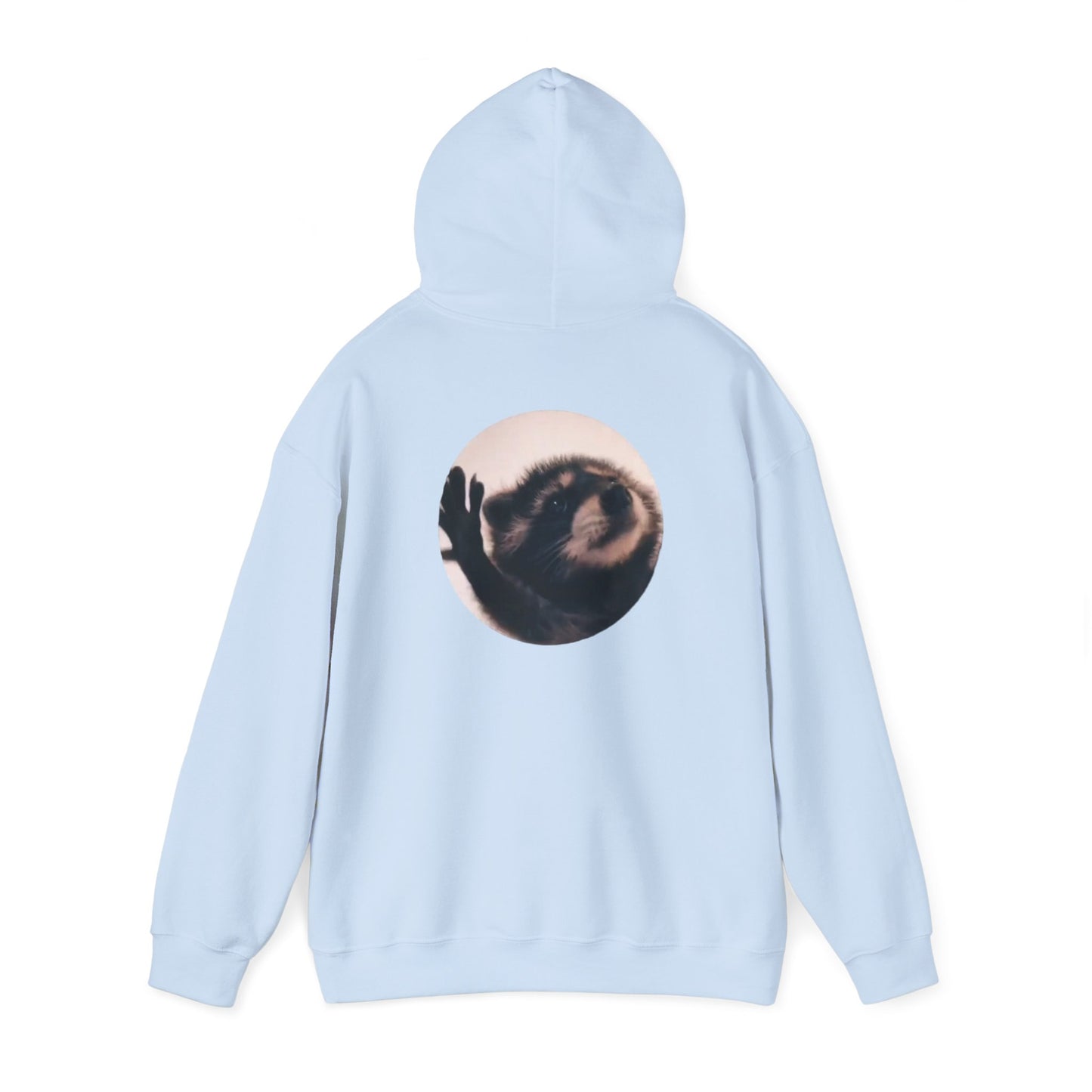 Pedro Raccoon Front and Back Unisex Heavy Blend™ Hooded Sweatshirt