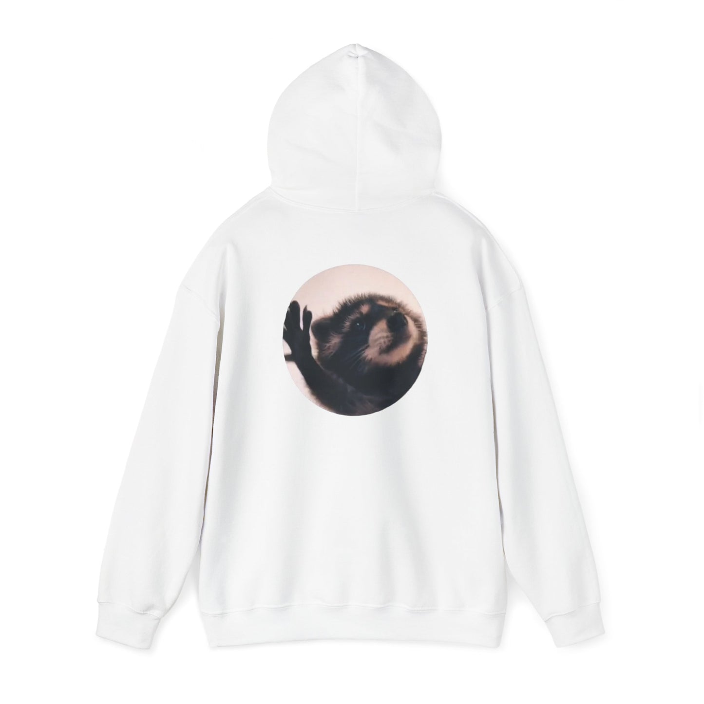 Pedro Raccoon Front and Back Unisex Heavy Blend™ Hooded Sweatshirt