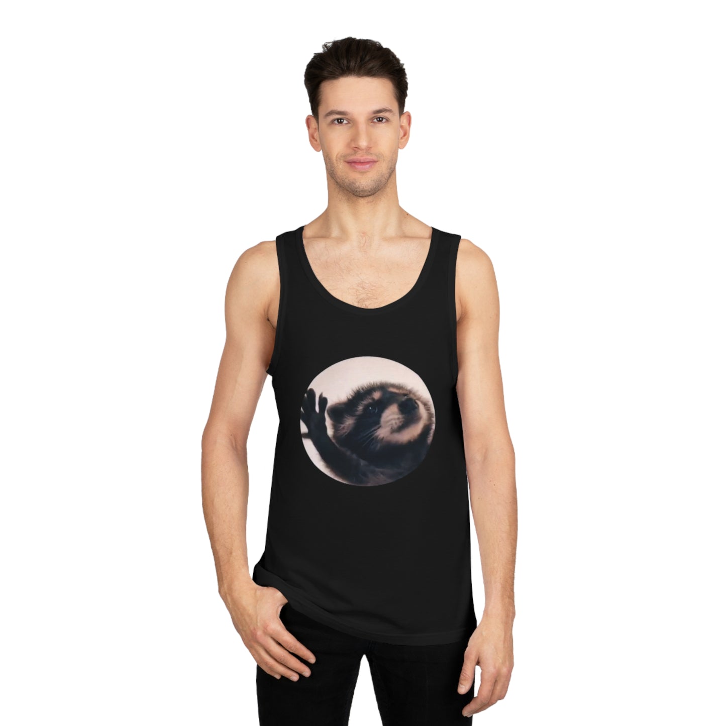 Pedro Raccoon Unisex Softstyle™ Tank Top