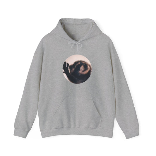 Pedro Raccoon Front Only Unisex Heavy Blend™ Hooded Sweatshirt