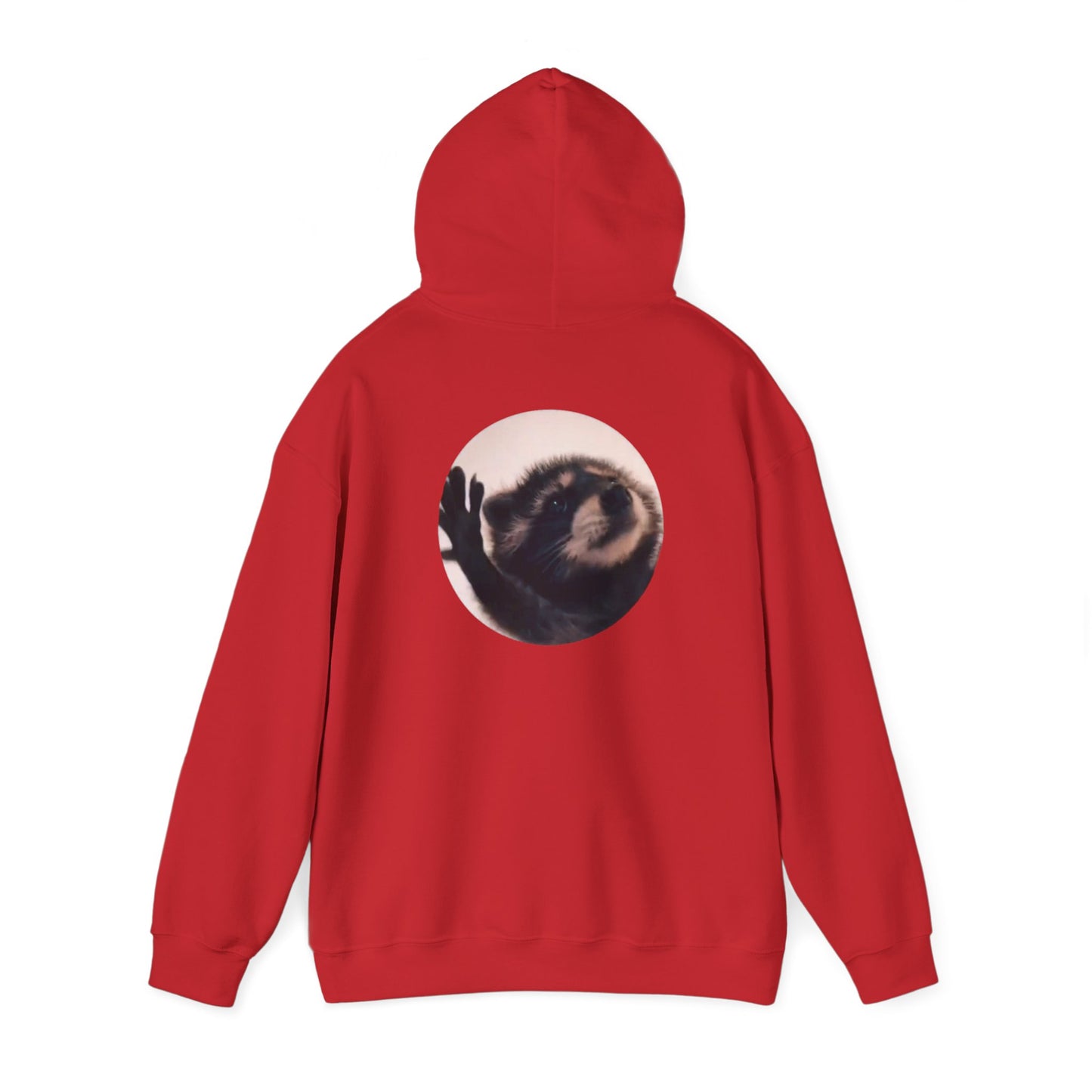 Pedro Raccoon Front and Back Unisex Heavy Blend™ Hooded Sweatshirt