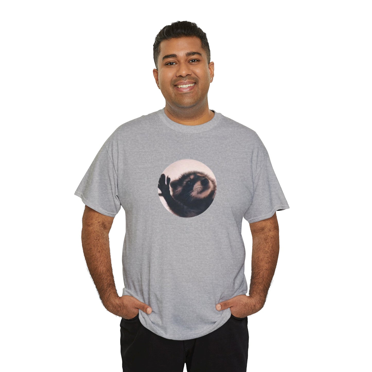 Pedro Raccoon Unisex Heavy Cotton Tee