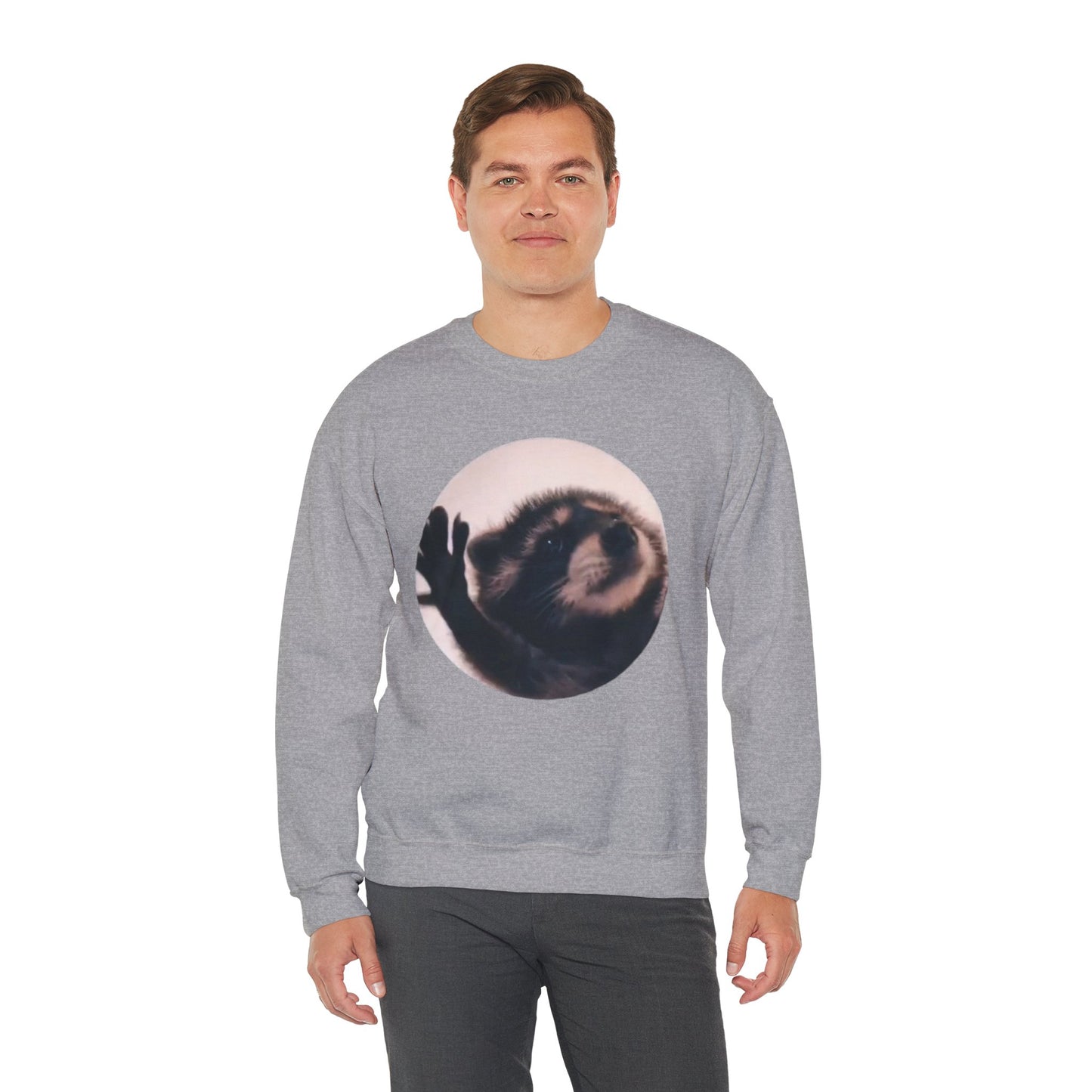 Pedro Raccoon Unisex Heavy Blend™ Crewneck Sweatshirt