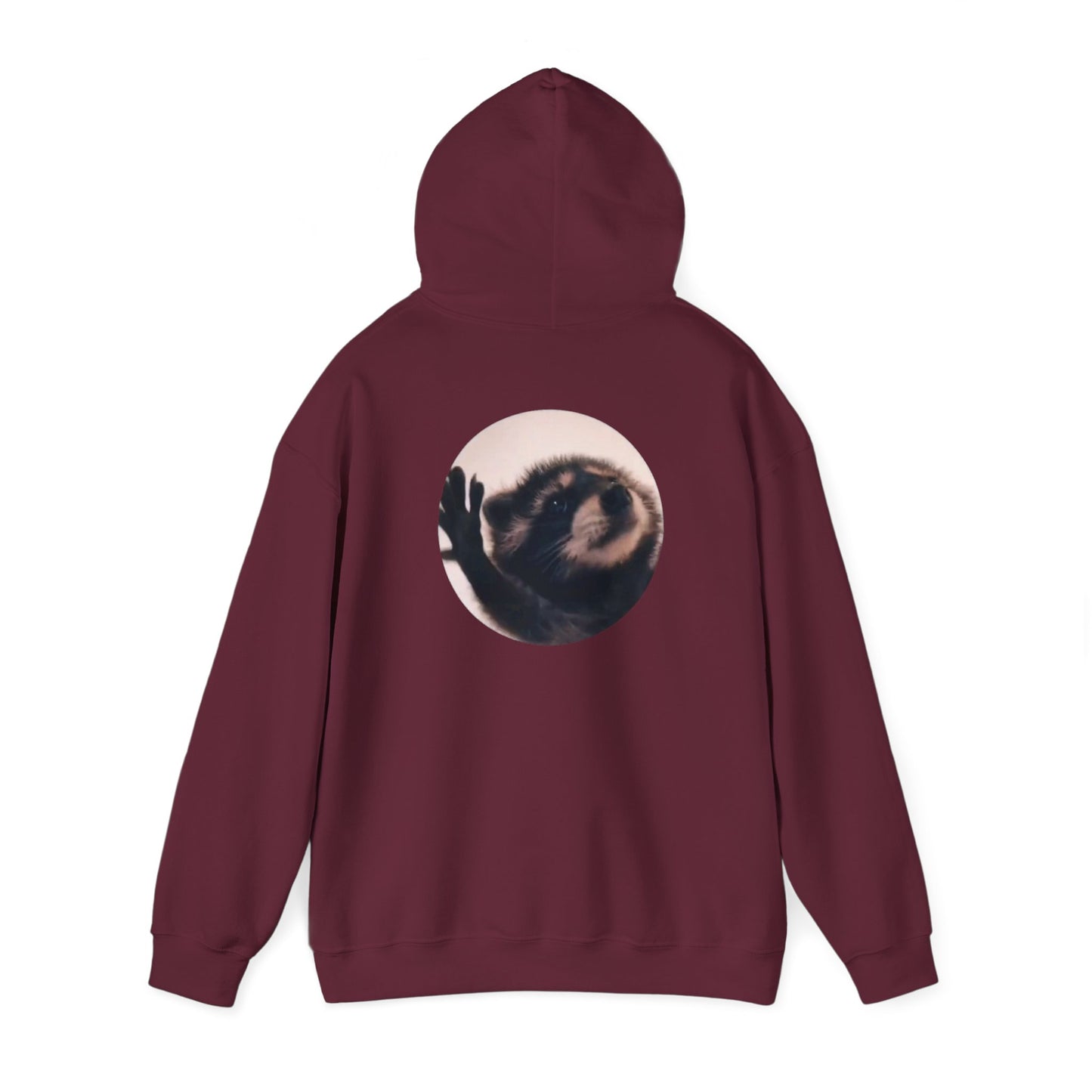 Pedro Raccoon Front and Back Unisex Heavy Blend™ Hooded Sweatshirt