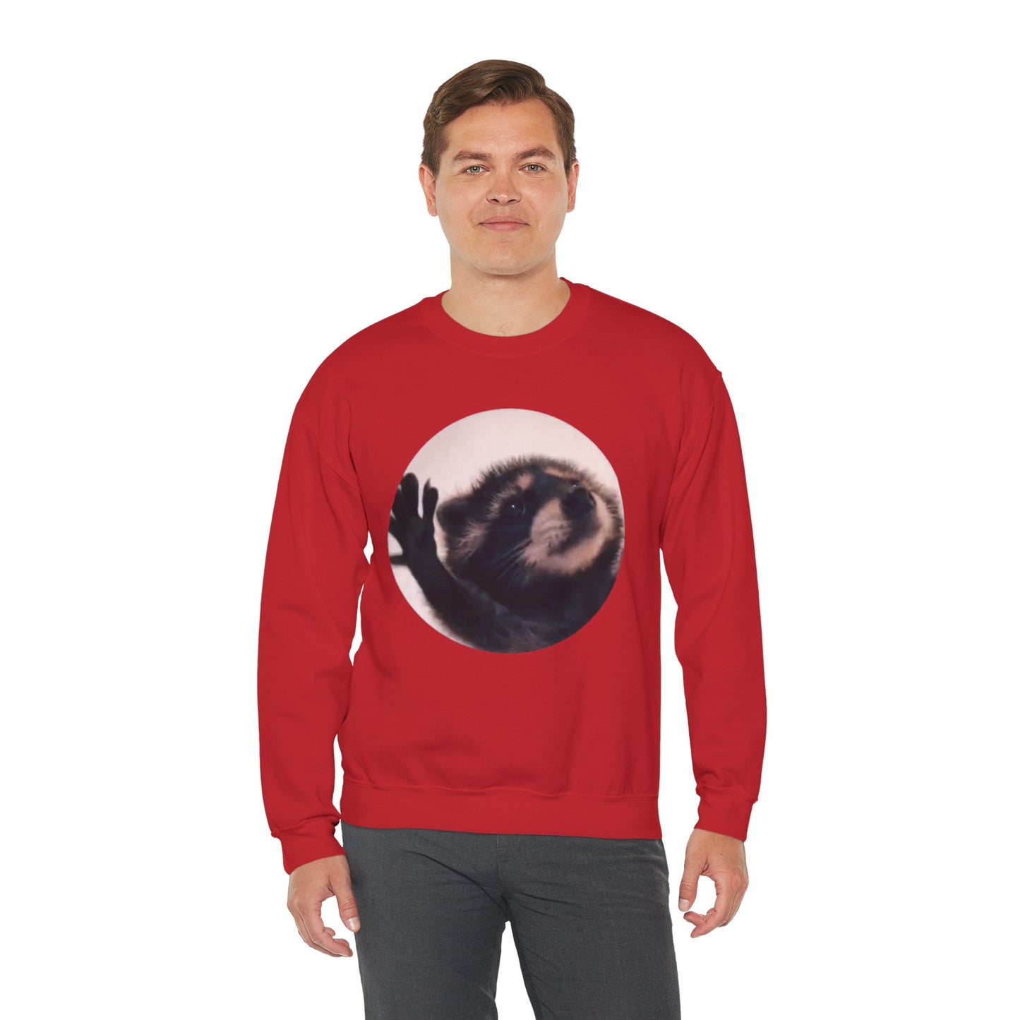 Pedro Raccoon Unisex Heavy Blend™ Crewneck Sweatshirt