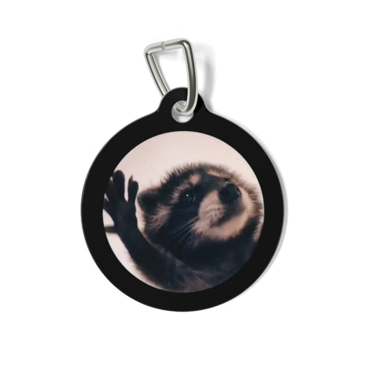 Pedro Raccoon Pet Tag