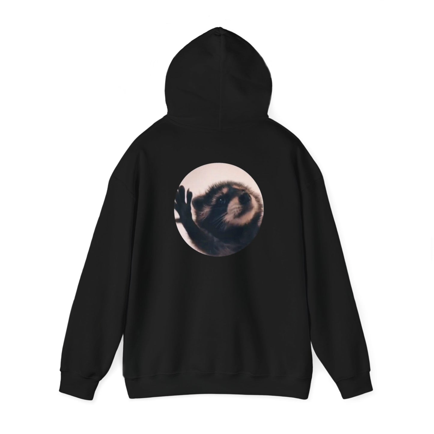 Pedro Raccoon Front and Back Unisex Heavy Blend™ Hooded Sweatshirt