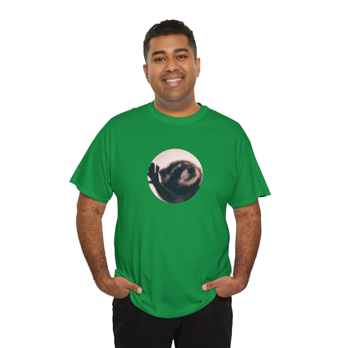 Pedro Raccoon Unisex Heavy Cotton Tee