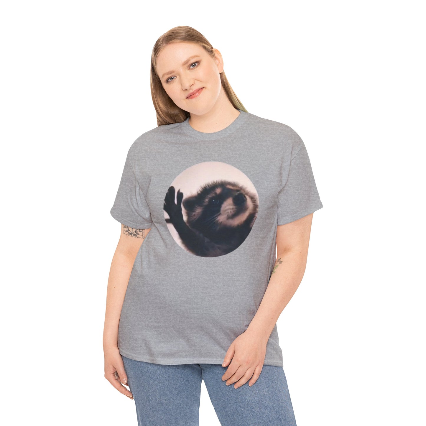 Pedro Raccoon Unisex Heavy Cotton Tee