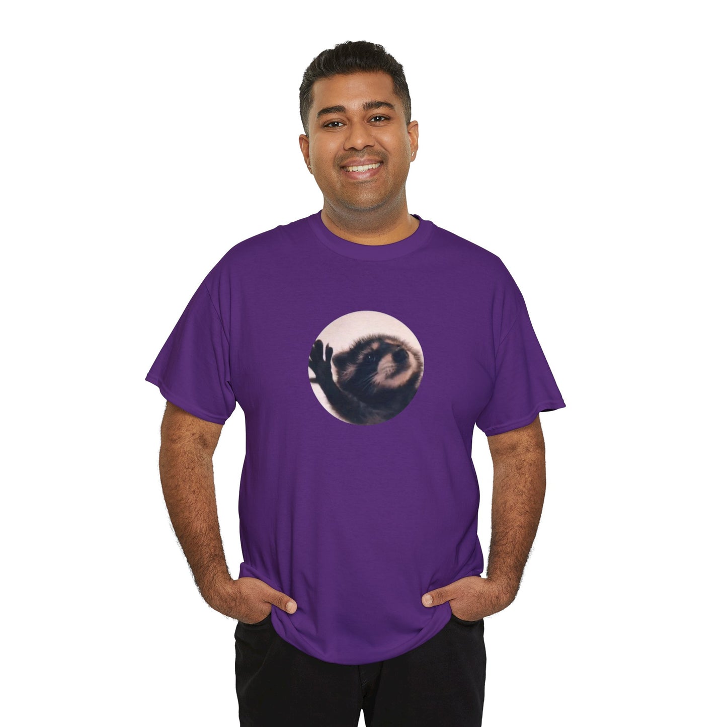 Pedro Raccoon Unisex Heavy Cotton Tee