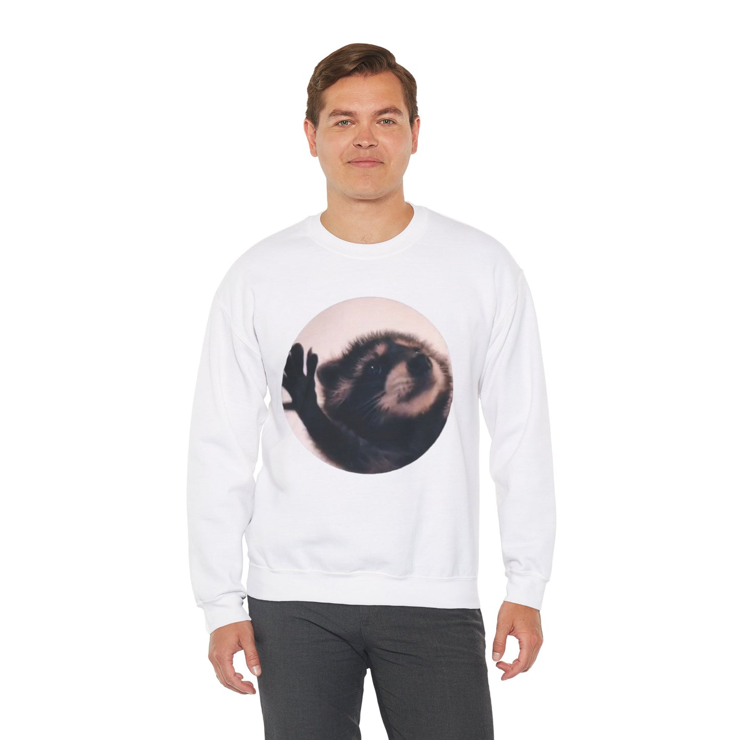 Pedro Raccoon Unisex Heavy Blend™ Crewneck Sweatshirt