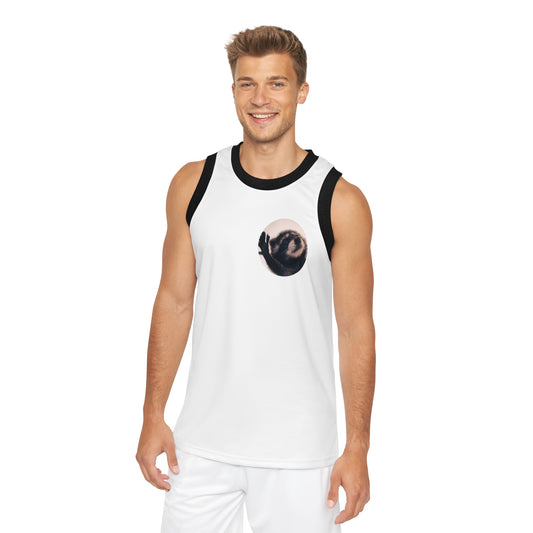 Pedro Raccoon Unisex Basketball Jersey (AOP)