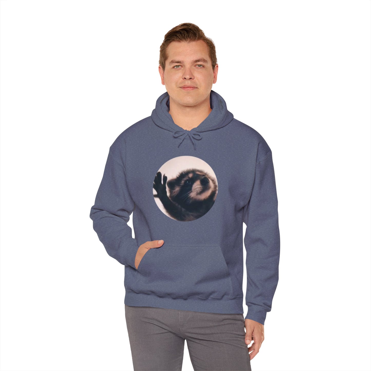 Pedro Raccoon Unisex Heavy Blend™ Hooded Sweatshirt