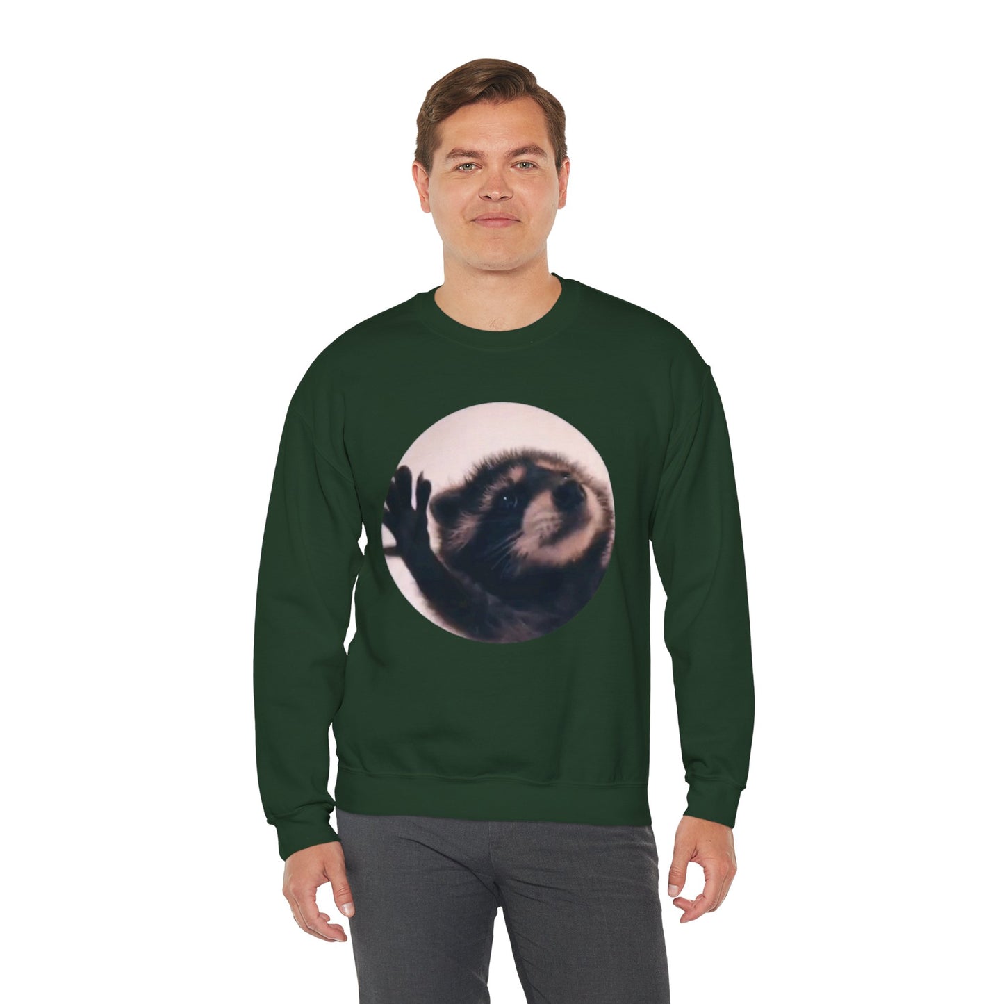 Pedro Raccoon Unisex Heavy Blend™ Crewneck Sweatshirt