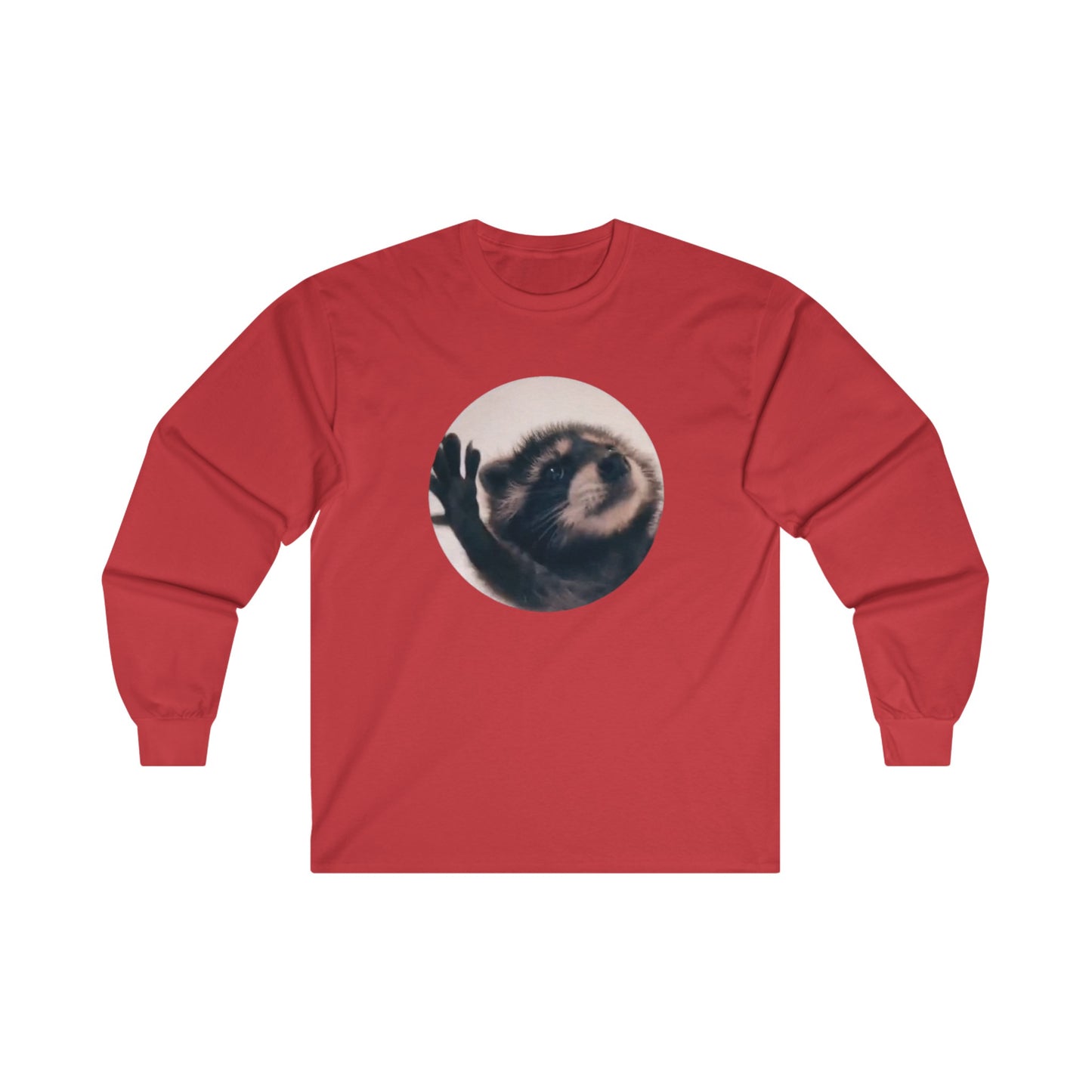 Pedro Raccoon Unisex Ultra Cotton Long Sleeve Tee