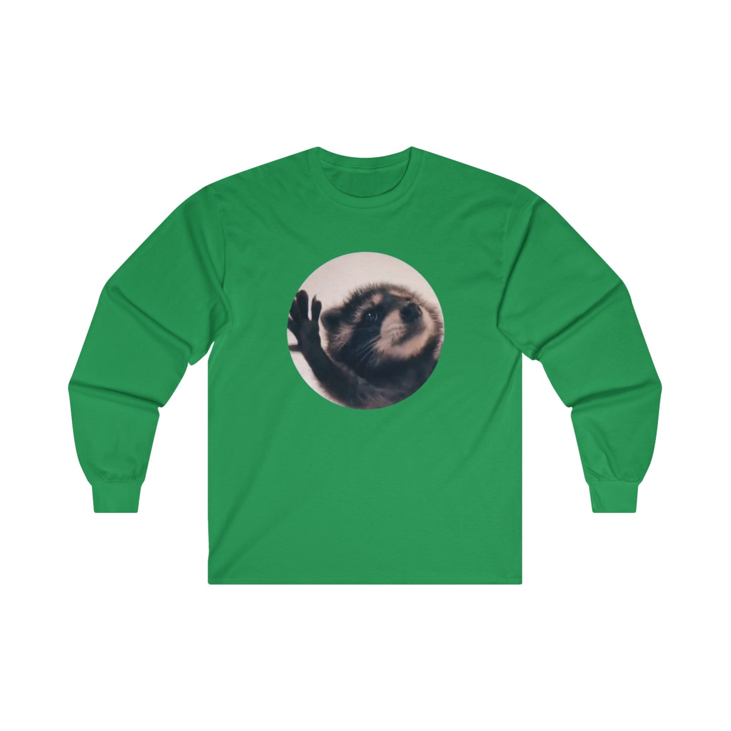 Pedro Raccoon Unisex Ultra Cotton Long Sleeve Tee