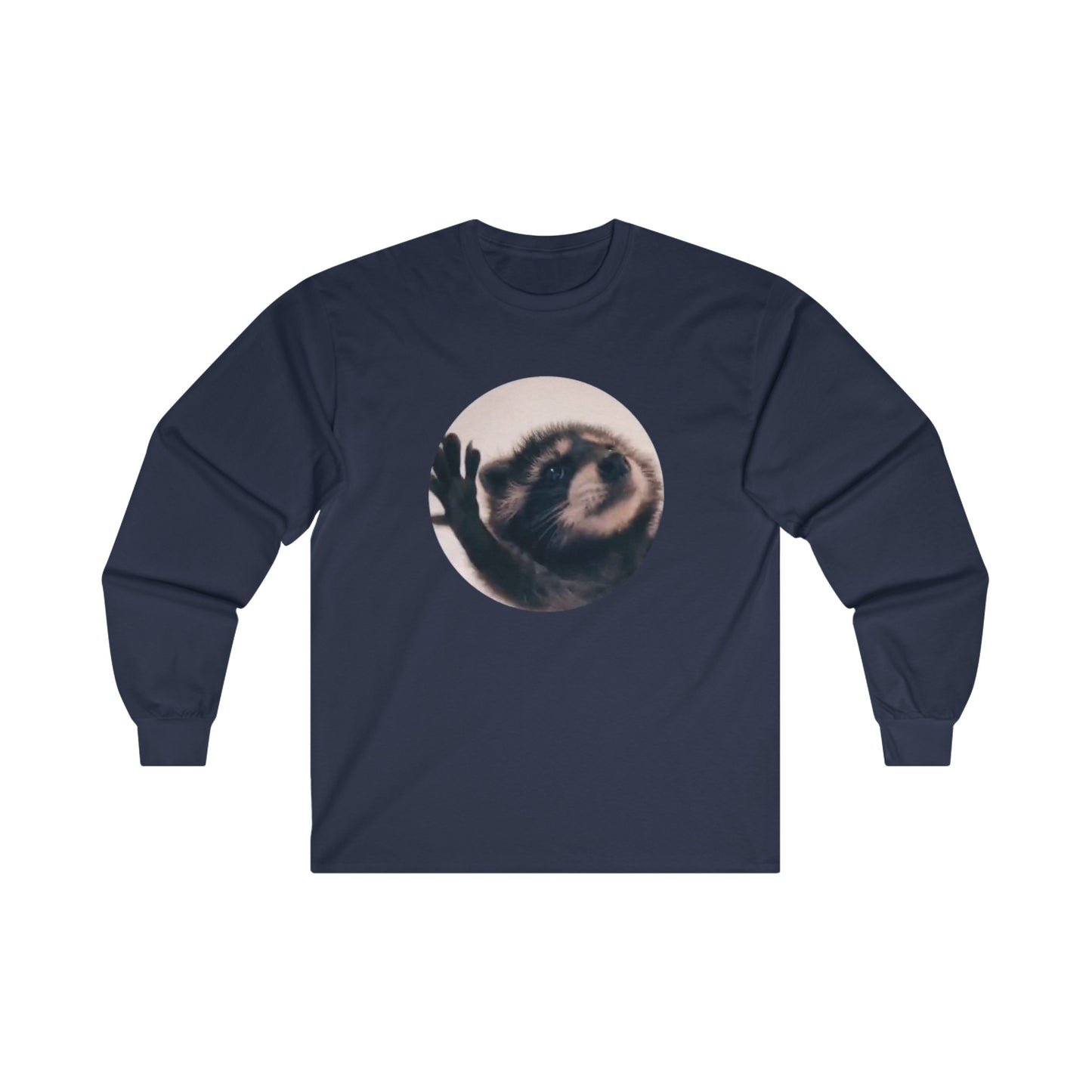 Pedro Raccoon Unisex Ultra Cotton Long Sleeve Tee