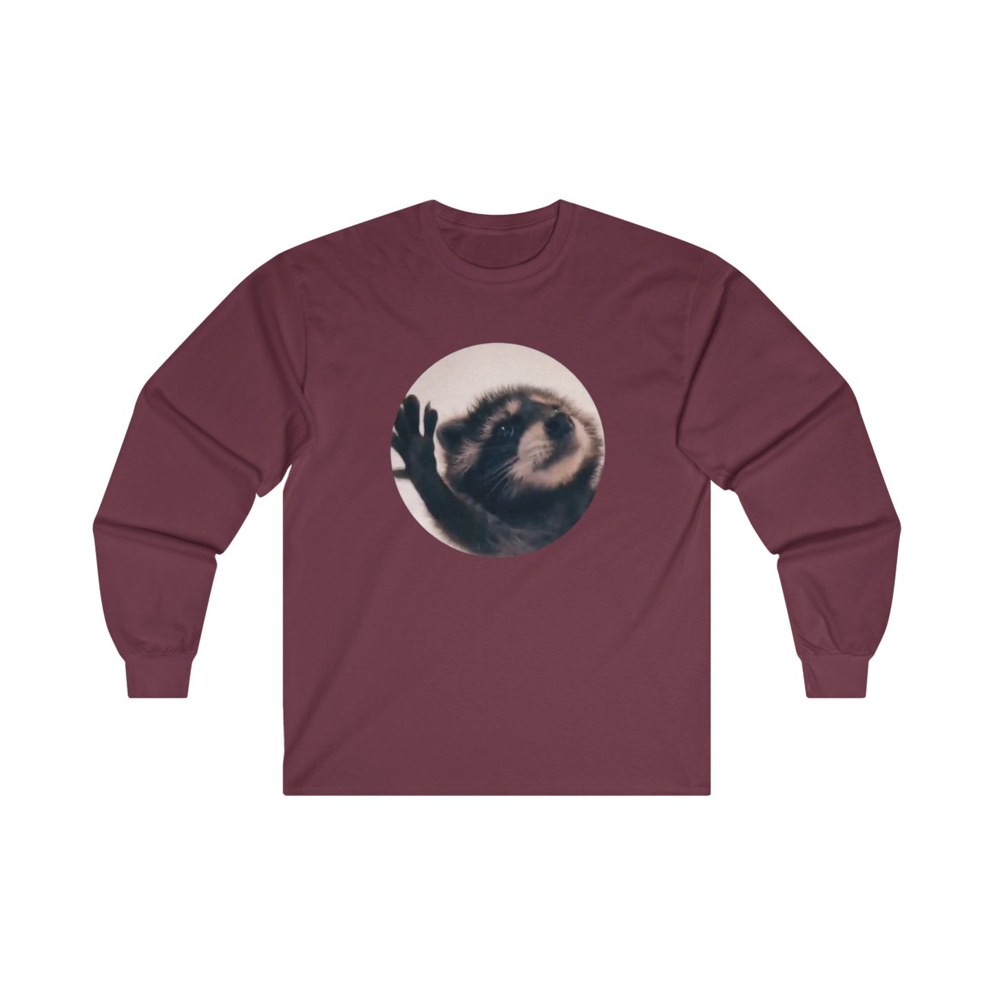 Pedro Raccoon Unisex Ultra Cotton Long Sleeve Tee