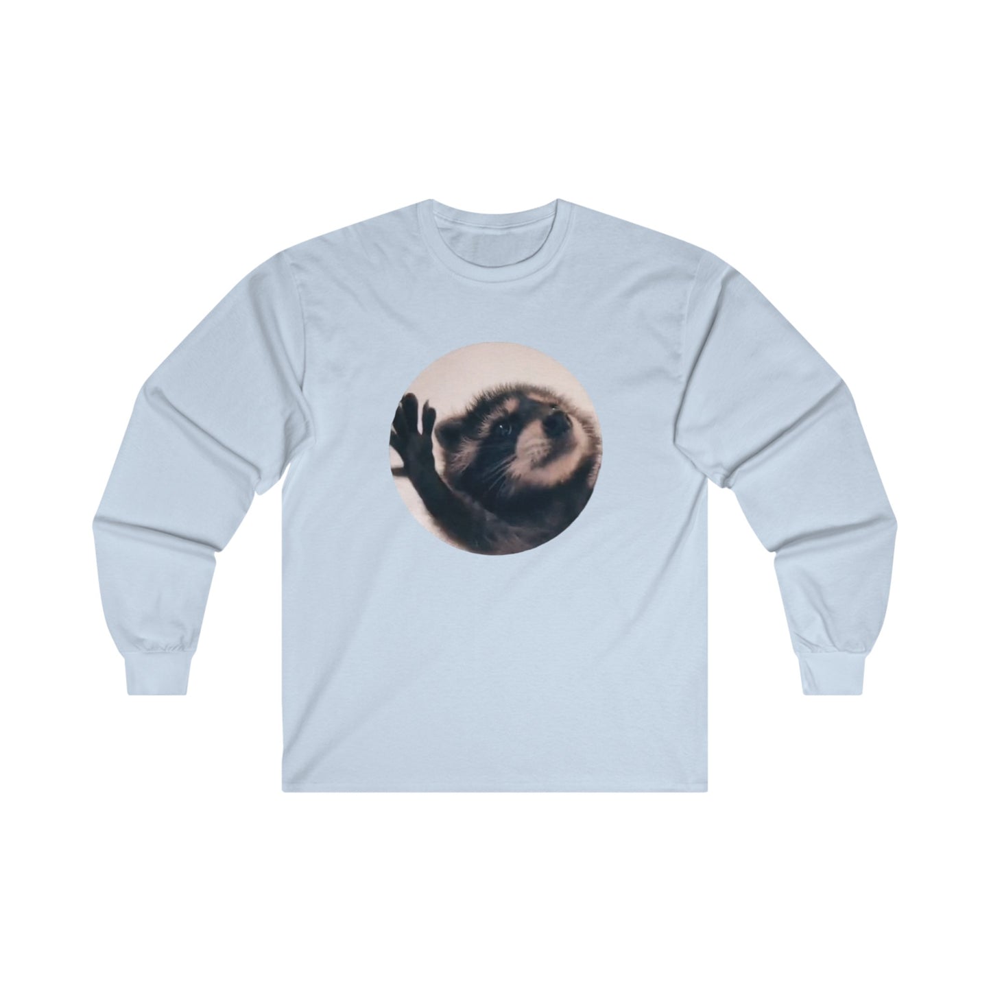 Pedro Raccoon Unisex Ultra Cotton Long Sleeve Tee