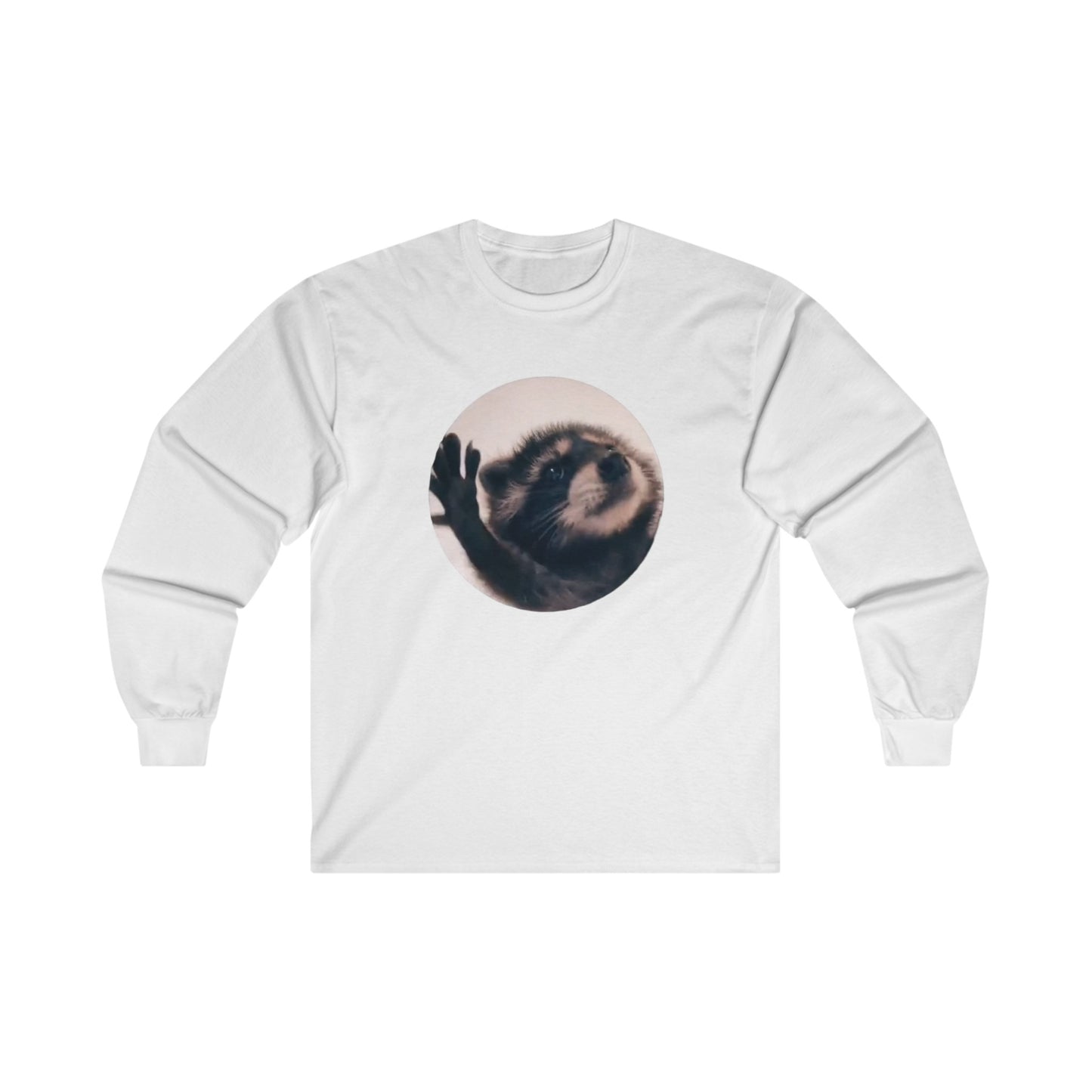 Pedro Raccoon Unisex Ultra Cotton Long Sleeve Tee