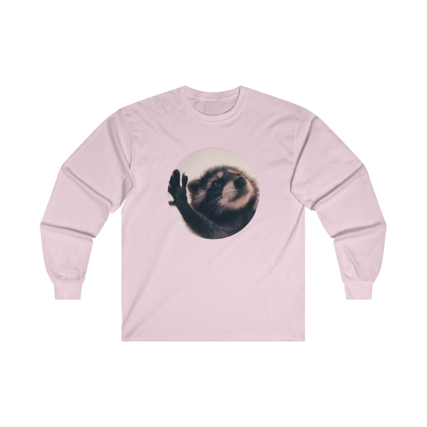 Pedro Raccoon Unisex Ultra Cotton Long Sleeve Tee