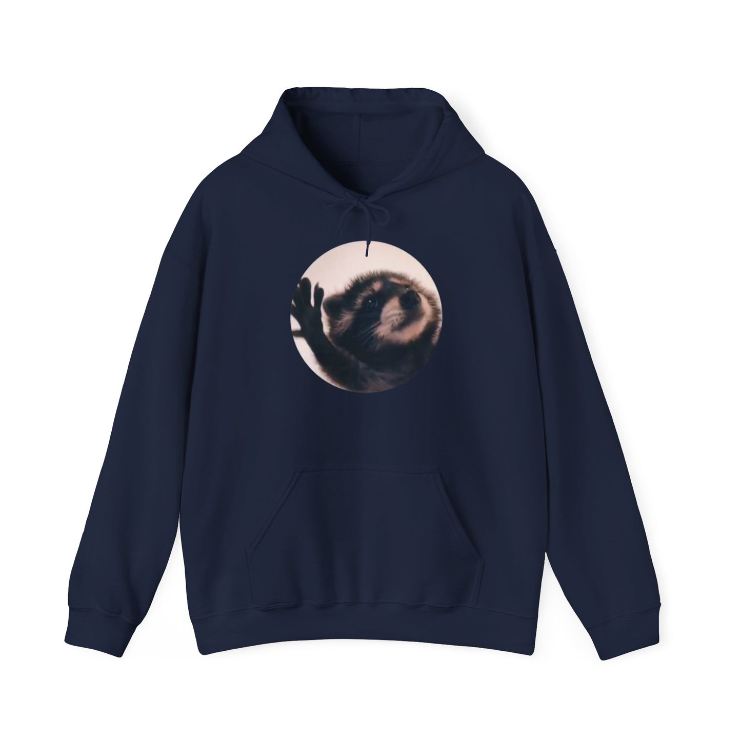 Pedro Raccoon Front and Back Unisex Heavy Blend™ Hooded Sweatshirt