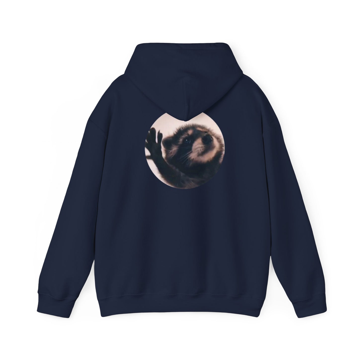 Pedro Raccoon Front and Back Unisex Heavy Blend™ Hooded Sweatshirt