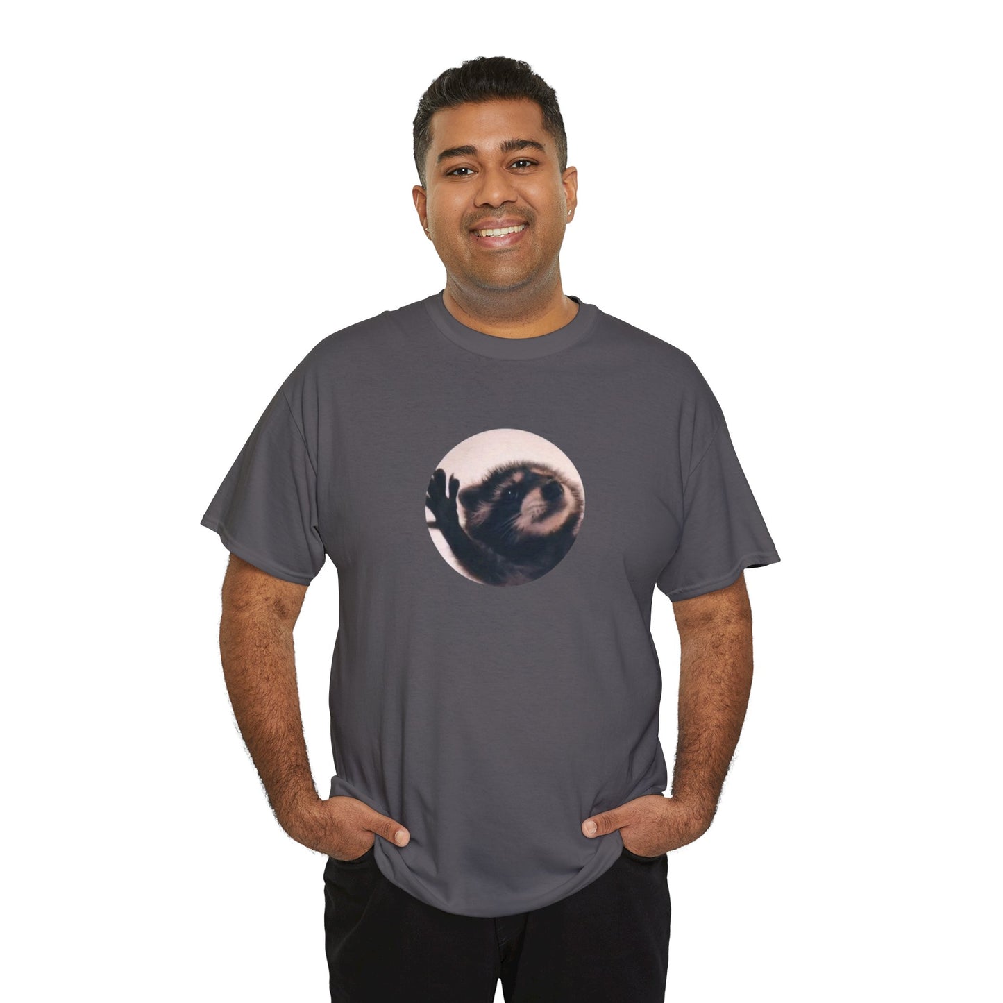 Pedro Raccoon Unisex Heavy Cotton Tee