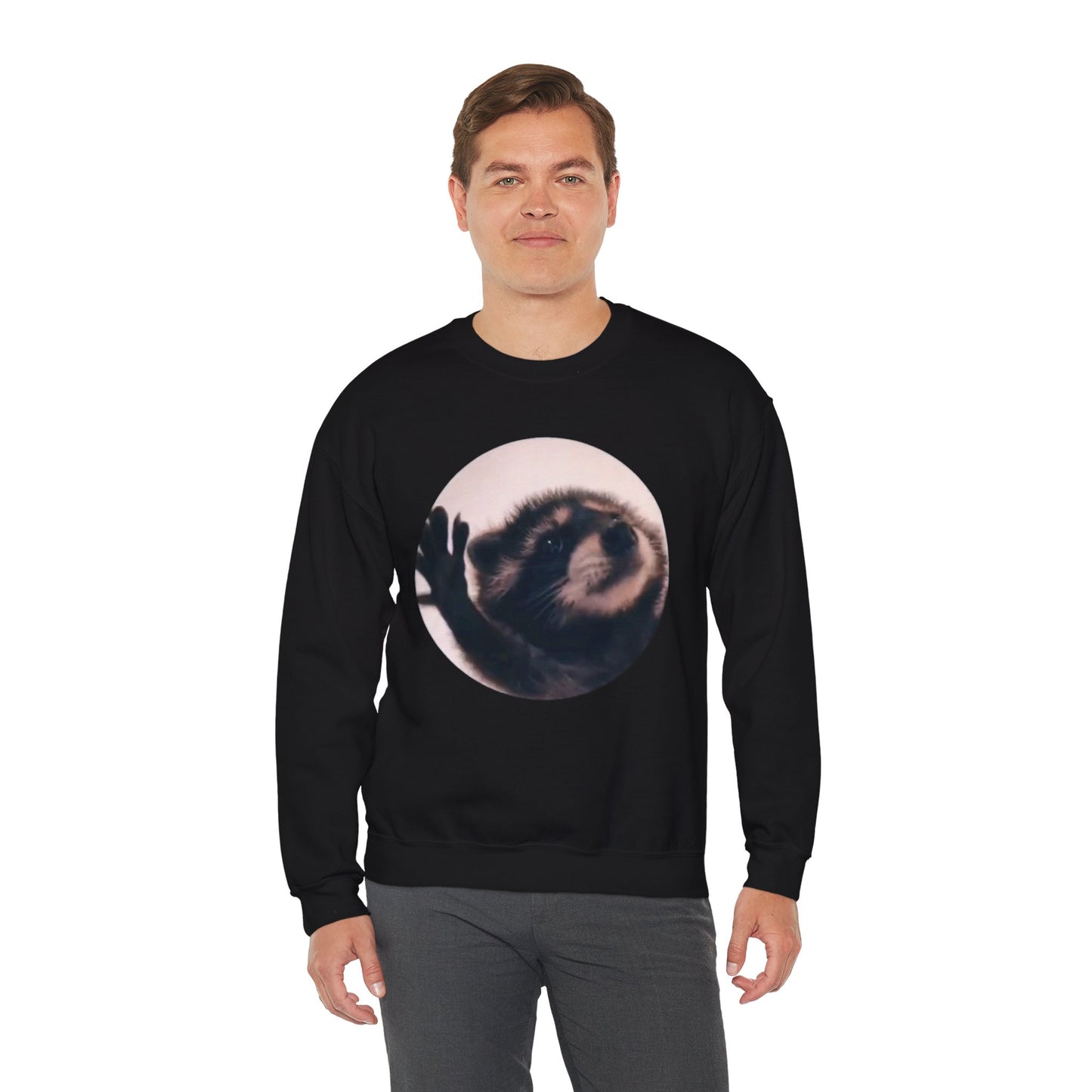 Pedro Raccoon Unisex Heavy Blend™ Crewneck Sweatshirt